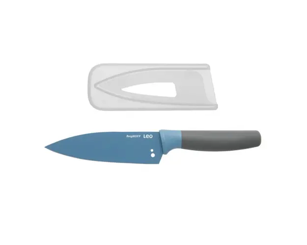 Cutitul bucatarului BergHOFF, Leo, 14 cm, inox, albastru