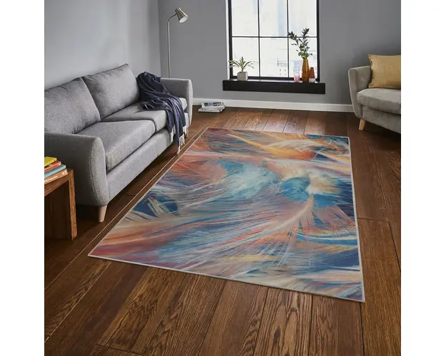 Covor de hol, Van, 80x200 cm, Poliester, Multicolor