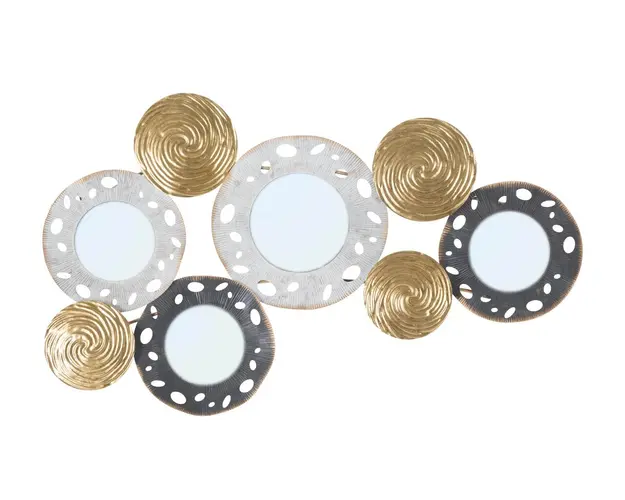 Decoratiune de perete 3D Gloty-B, Mauro Ferretti, 91x54.4 cm, fier, multicolor