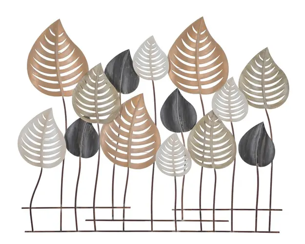 Decoratiune de perete 3D Otip A, Mauro Ferretti, 103.5x84 cm, fier, multicolor