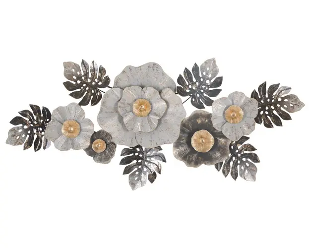 Decoratiune de perete Edy -A, Mauro Ferretti, 152x72.4 cm, fier, multicolor