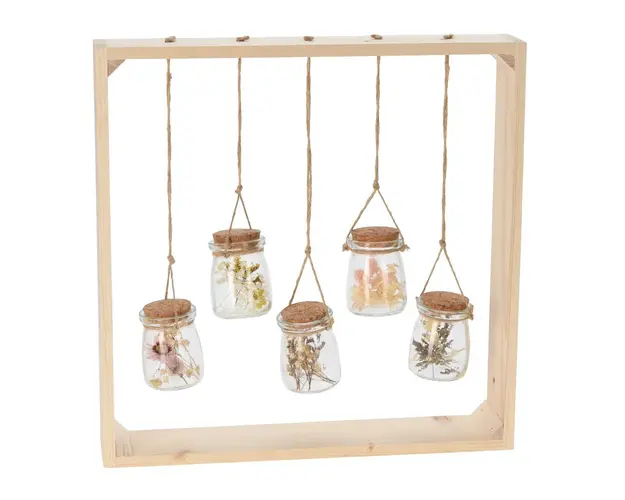 Decoratiune Shabby, 38x7x38 cm, lemn