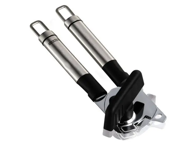 Desfacator conserve manual, Leifheit, ProLine, inox, gri