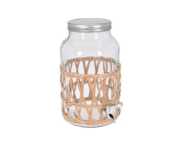 Dispenser pentru bauturi Excellent, 5.5 L, sticla, transparent