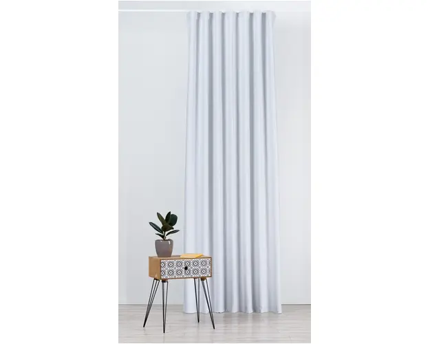 Draperie Mendola Interior, Montblanc, 140x260 cm, poliester, alb/gri