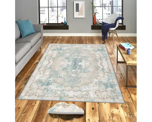 Covor, EEXFAB722, 160x230 cm, Poliester, Multicolor