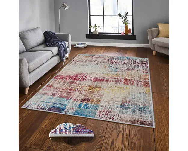 Covor, EEXFAB770, 140x220 cm, Poliester, Multicolor