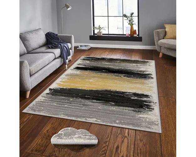 Covor de hol, EEXFAB793, 100x150 cm, Poliester, Multicolor