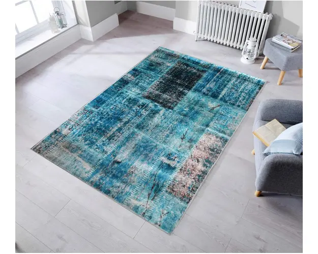 Covor de hol, Ellison, 80x200 cm, Poliester, Multicolor