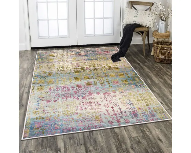 Covor de hol, ELS1895, 80x150 cm, Catifea, Multicolor