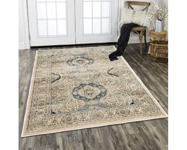 Covor de hol, ELS2061, 80x150 cm, Catifea, Multicolor