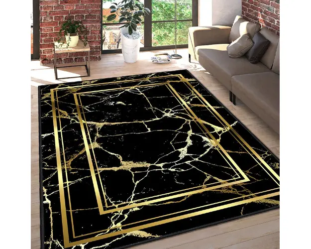 Covor de hol, ELS2417, 80x150 cm, Catifea, Multicolor