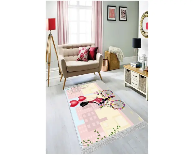 Covor, ELS502, 140x220 cm, Catifea, Multicolor