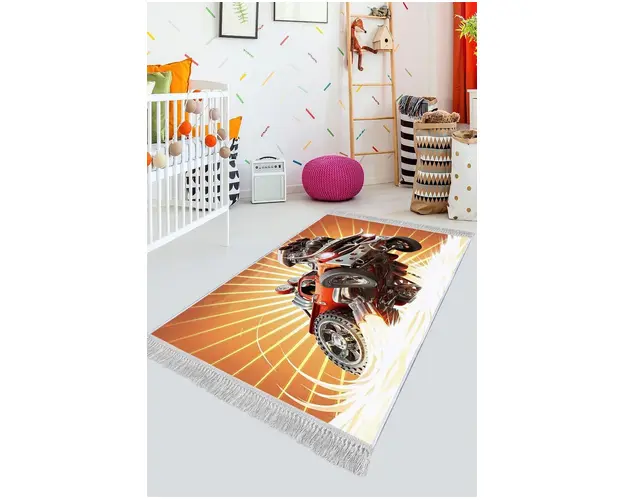 Covor de hol, ELS510, 80x150 cm, Catifea, Multicolor