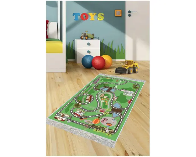 Covor, ELS511, 140x220 cm, Catifea, Multicolor