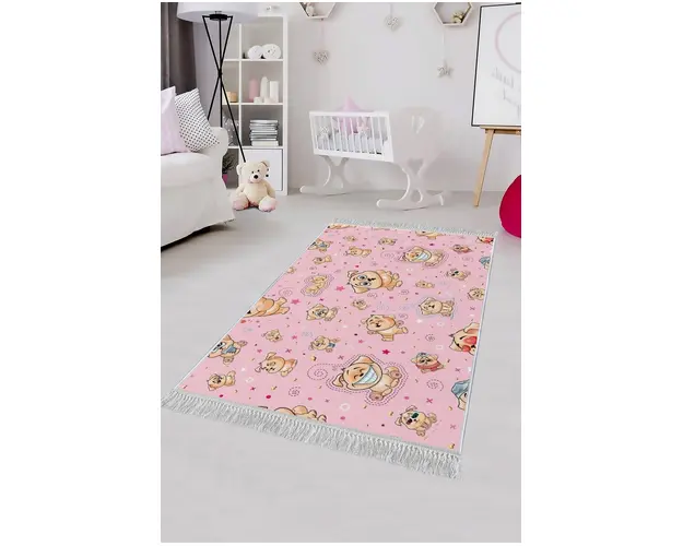 Covor de hol, ELS512, 100x300 cm, Catifea, Multicolor