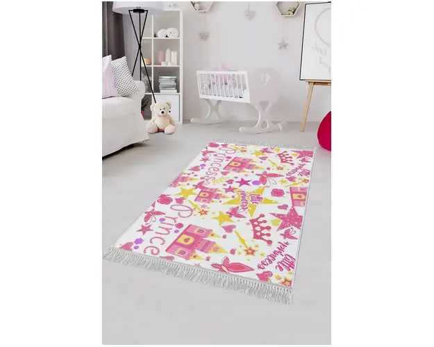 Covor de hol, ELS513, 100x300 cm, Catifea, Multicolor