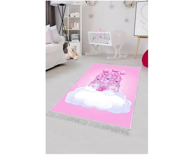 Covor de hol, ELS518, 100x150 cm, Catifea, Multicolor