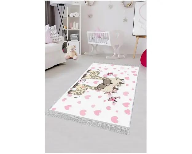 Covor, ELS528, 140x220 cm, Catifea, Multicolor