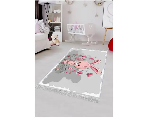 Covor de hol, ELS555, 100x300 cm, Catifea, Multicolor