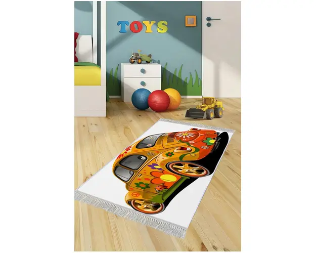 Covor de hol, ELS571, 80x150 cm, Catifea, Multicolor