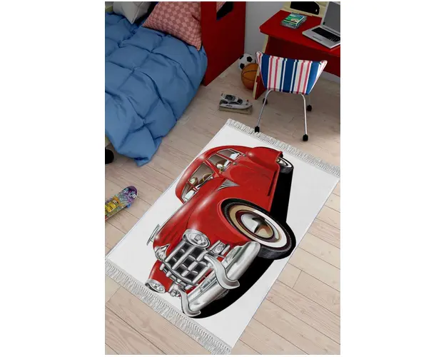 Covor de hol, ELS573, 100x150 cm, Catifea, Multicolor