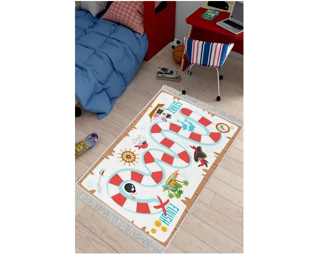 Covor de hol, ELS578, 100x150 cm, Catifea, Multicolor