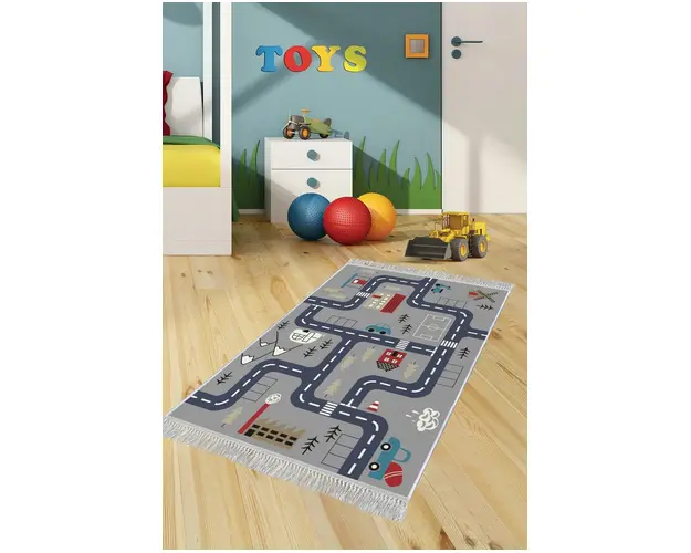 Covor, ELS582, 140x220 cm, Catifea, Multicolor