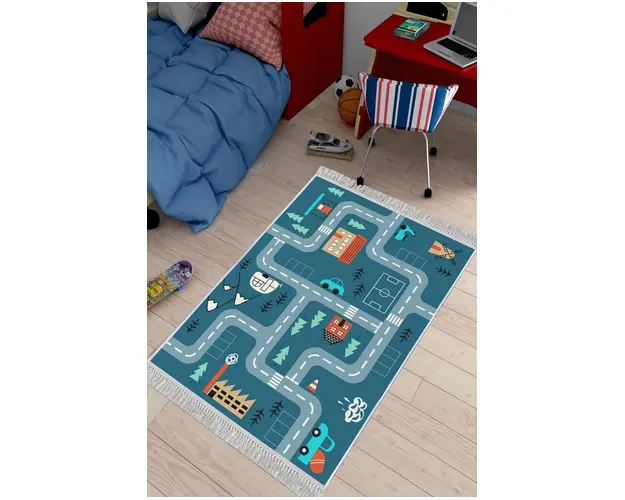 Covor, ELS582, 180x280 cm, Catifea, Multicolor