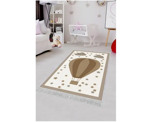 Covor de hol, ELS587, 100x150 cm, Catifea, Multicolor