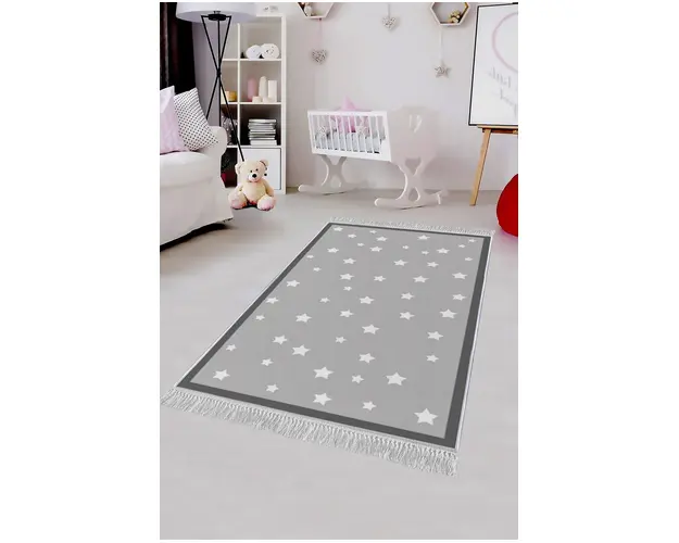 Covor de hol, ELS598, 80x150 cm, Catifea, Multicolor