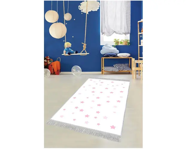 Covor de hol, ELS601, 100x300 cm, Catifea, Multicolor