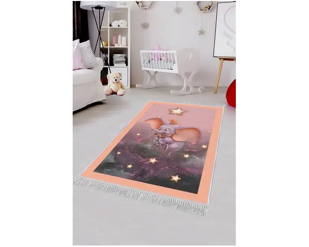 Covor de hol, ELS611, 80x150 cm, Catifea, Multicolor