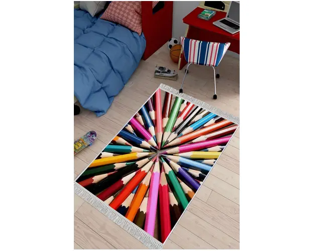 Covor, ELS616, 140x220 cm, Catifea, Multicolor