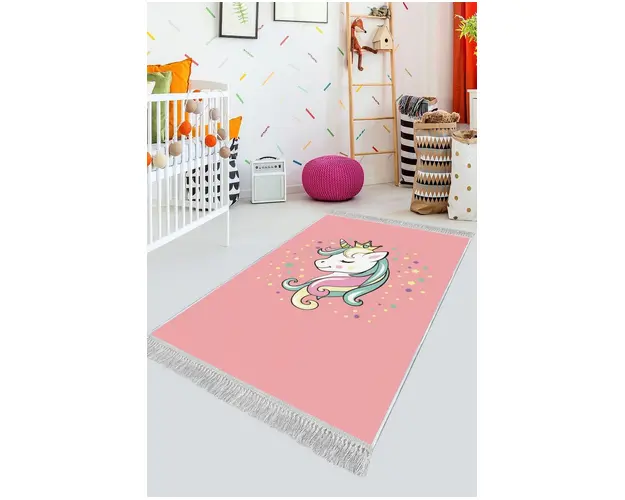 Covor de hol, ELS626, 100x300 cm, Catifea, Multicolor