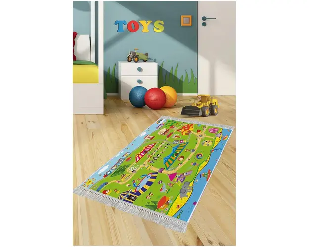 Covor, ELS627, 140x220 cm, Catifea, Multicolor