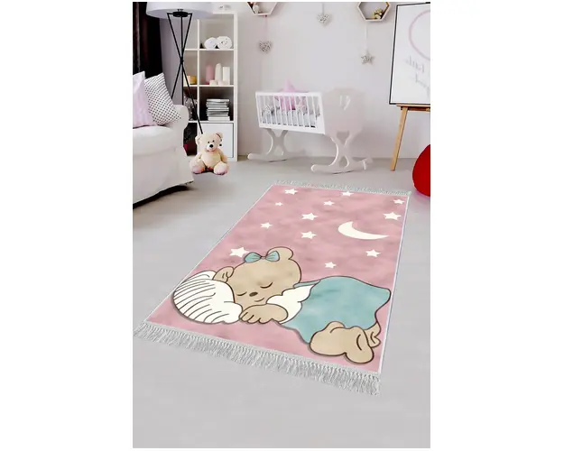 Covor de hol, ELS634, 100x300 cm, Catifea, Multicolor