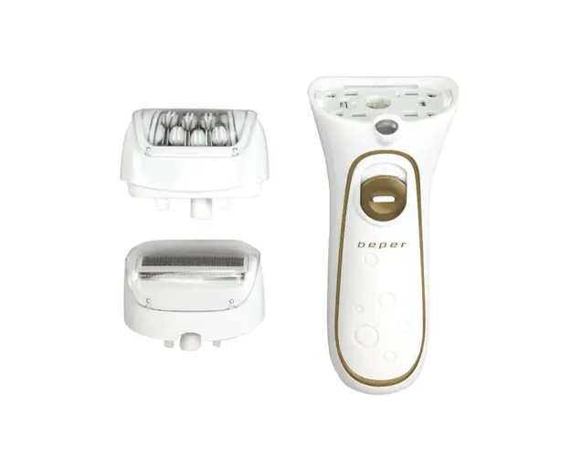 Epilator reincarcabil 2 in 1 3BEPI001, Beper, 2 viteze, 2 capete interschimbabile