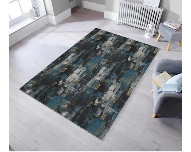 Covor de hol, Bishop, 100x150 cm, Poliester, Multicolor