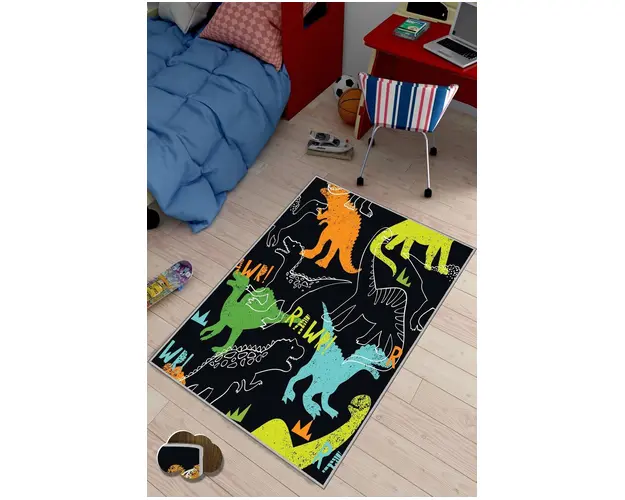 Covor de hol, EXFAB118, 80x200 cm, Poliester, Multicolor