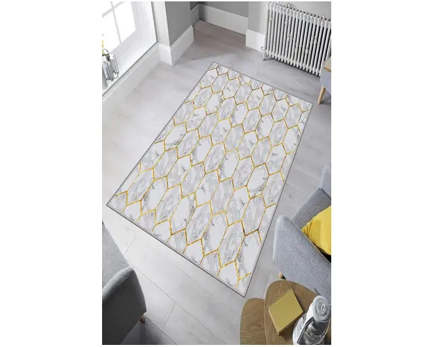 Covor de hol, EXFAB266, 100x150 cm, Poliester, Multicolor