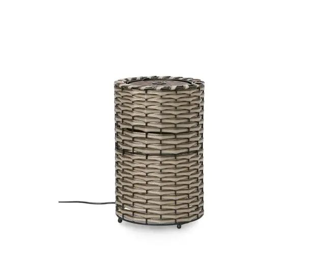 Fantana decorativa cu LED Sachiko, Bizzotto, 26.5x41 cm, metal, maro