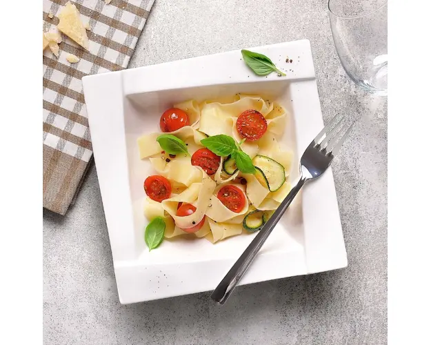 Farfurie adanca Kubiko, Ambition, 20x20 cm, portelan