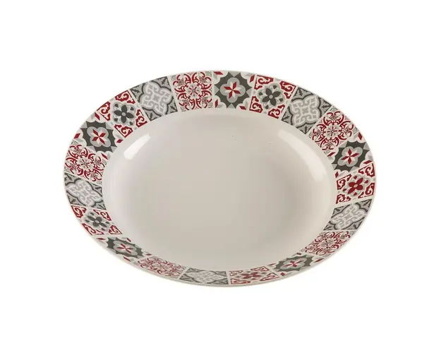 Farfurie adanca Maroon, Versa, Ø 23 cm, portelan