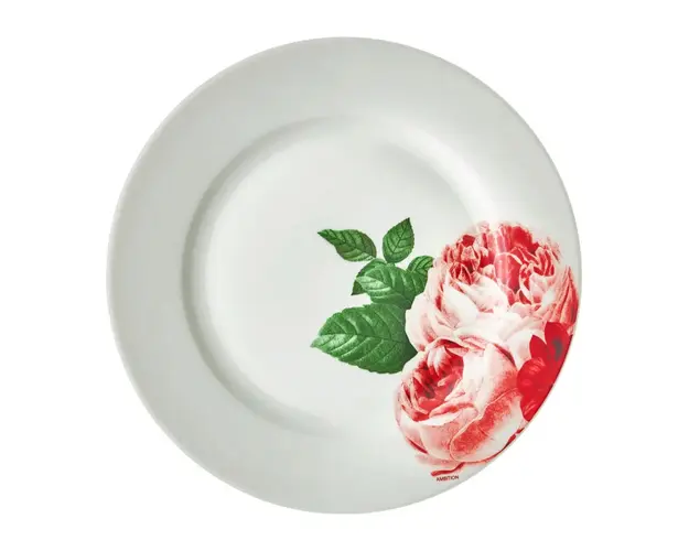 Farfurie desert Peony, Ambition, 19 cm, portelan, multicolor