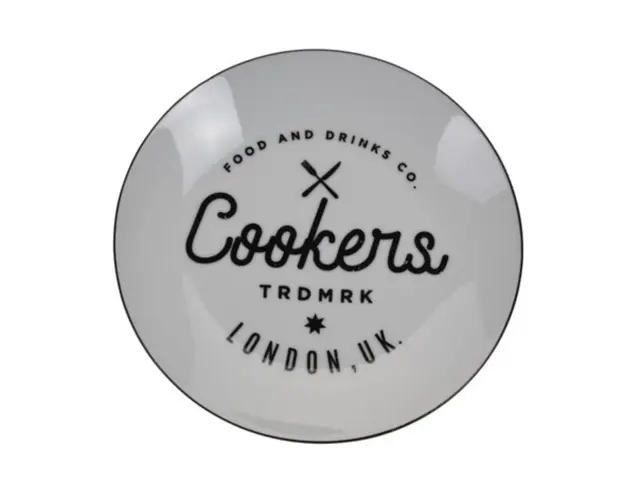Farfurie Cookers, Ø20.5 cm, portelan, alb