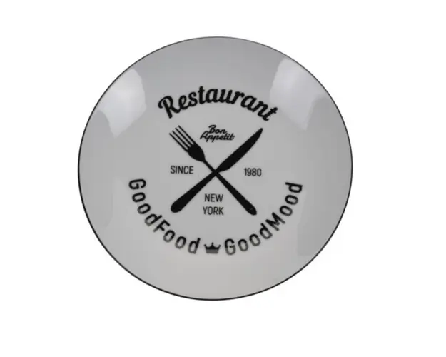 Farfurie Restaurant, Ø20.5 cm, portelan, alb