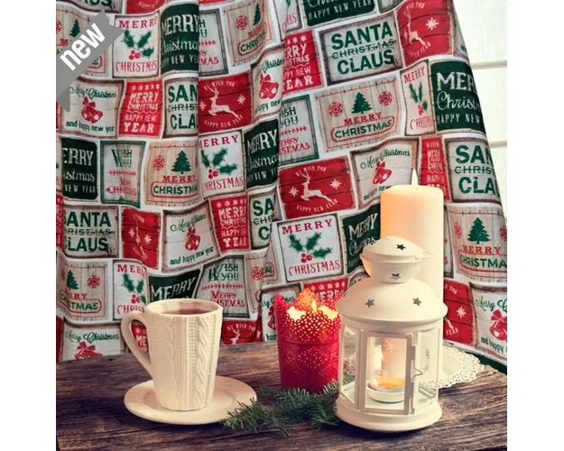 Fata de masa, Bedora Christmas Vintage, 140 x 280 cm, amestec bumbac