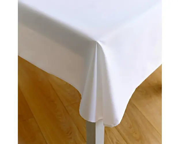 Fata de masa Bedora White, 150x145 cm, 50% bumbac, 50% poliester, TC144