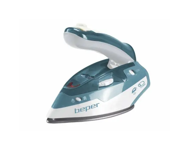 Fier de calcat pentru calatorii, Beper, P204FER200, 1100 W, maner pliabil